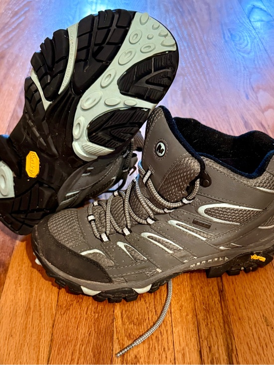 Merrell Shoes - Merrell Gray and Black Women's Athletic Hiking Shoes